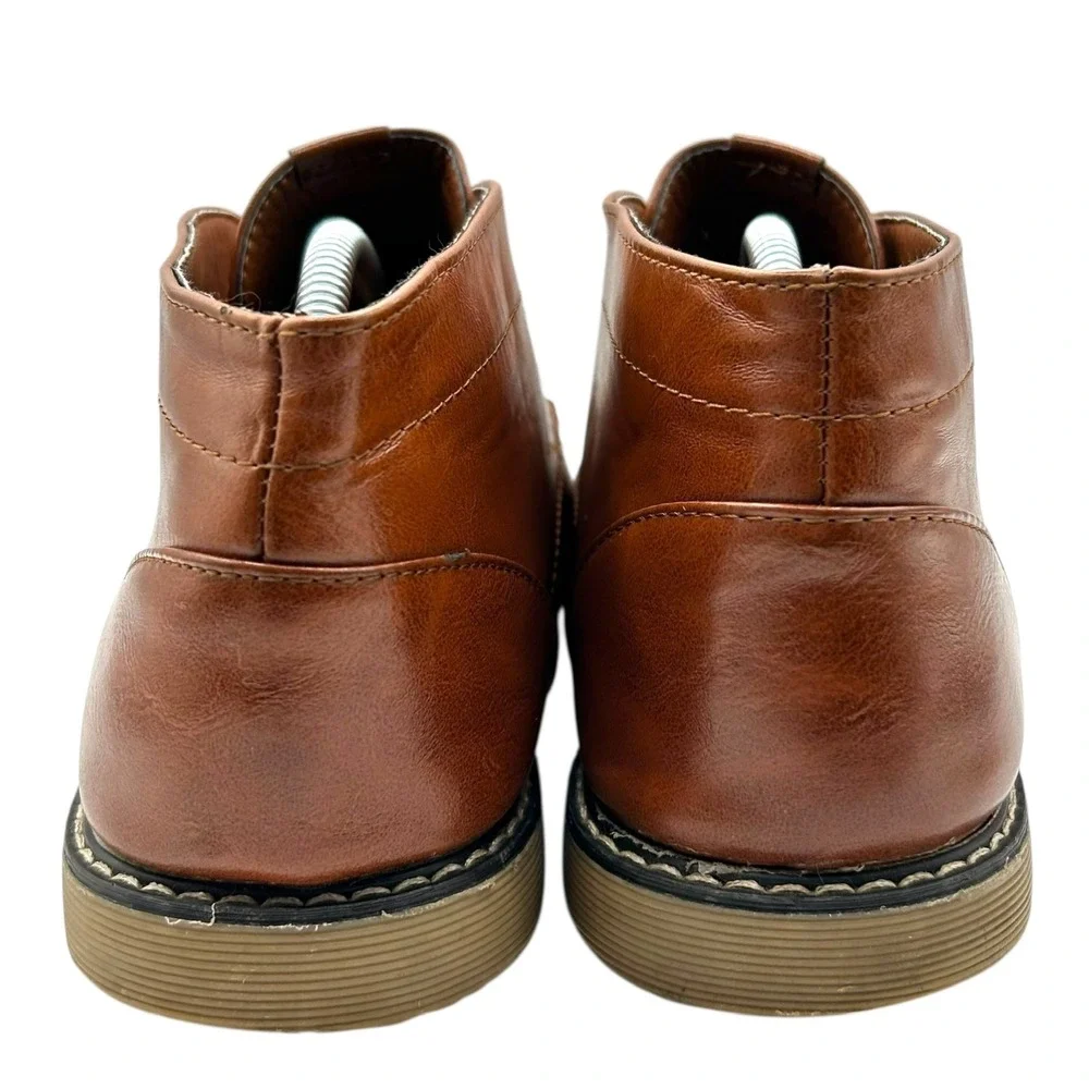 London Fog Collection Men's Brown LFM Blackburn Chukka Dress‎ Boots Size 10.5M
